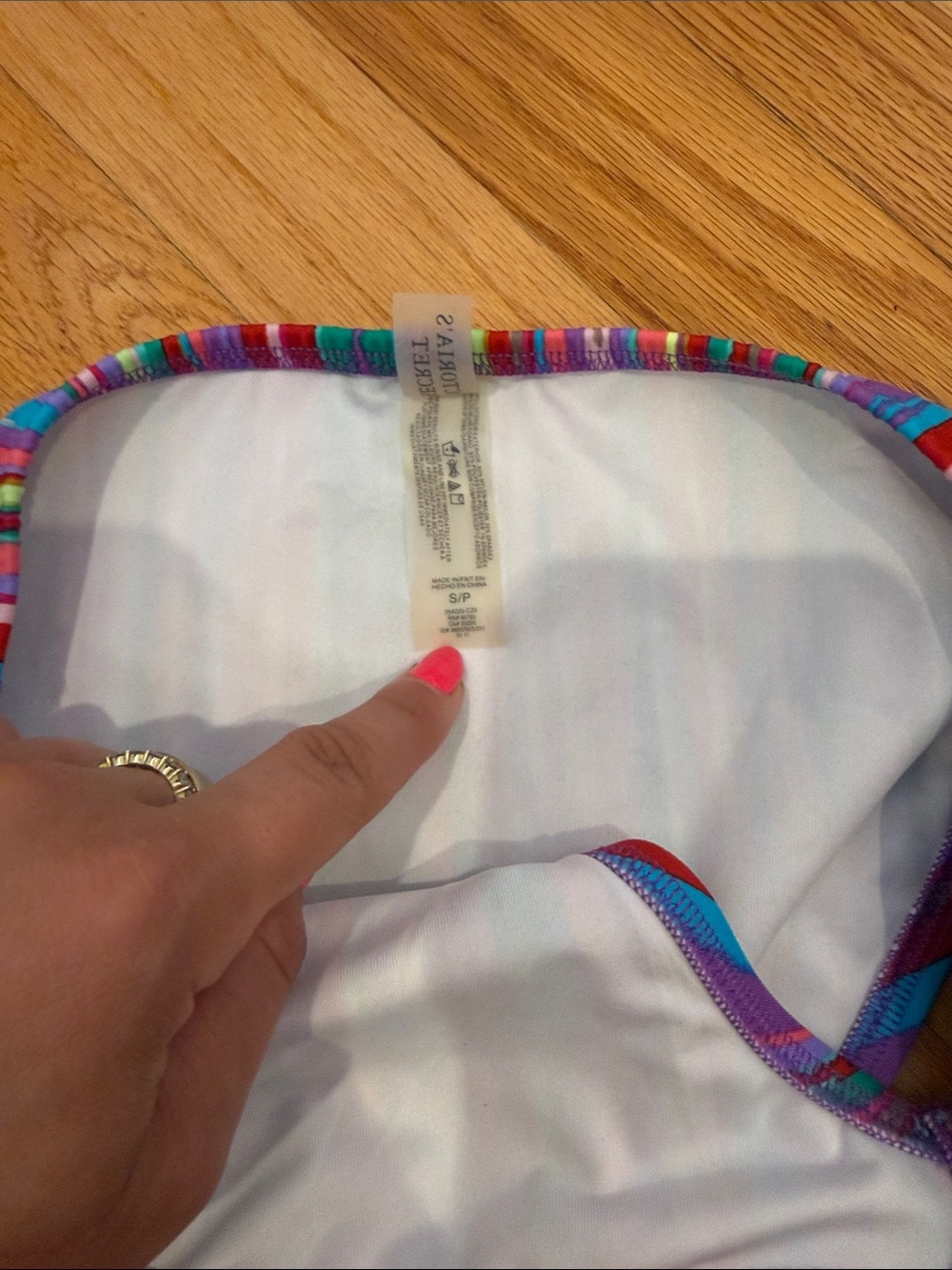 Kids Multicolor Stripe Bikini Swim Set - Picture 2 of 5